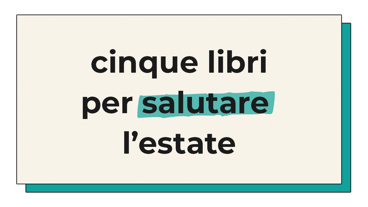 Libri per salutare l'estate Copertina